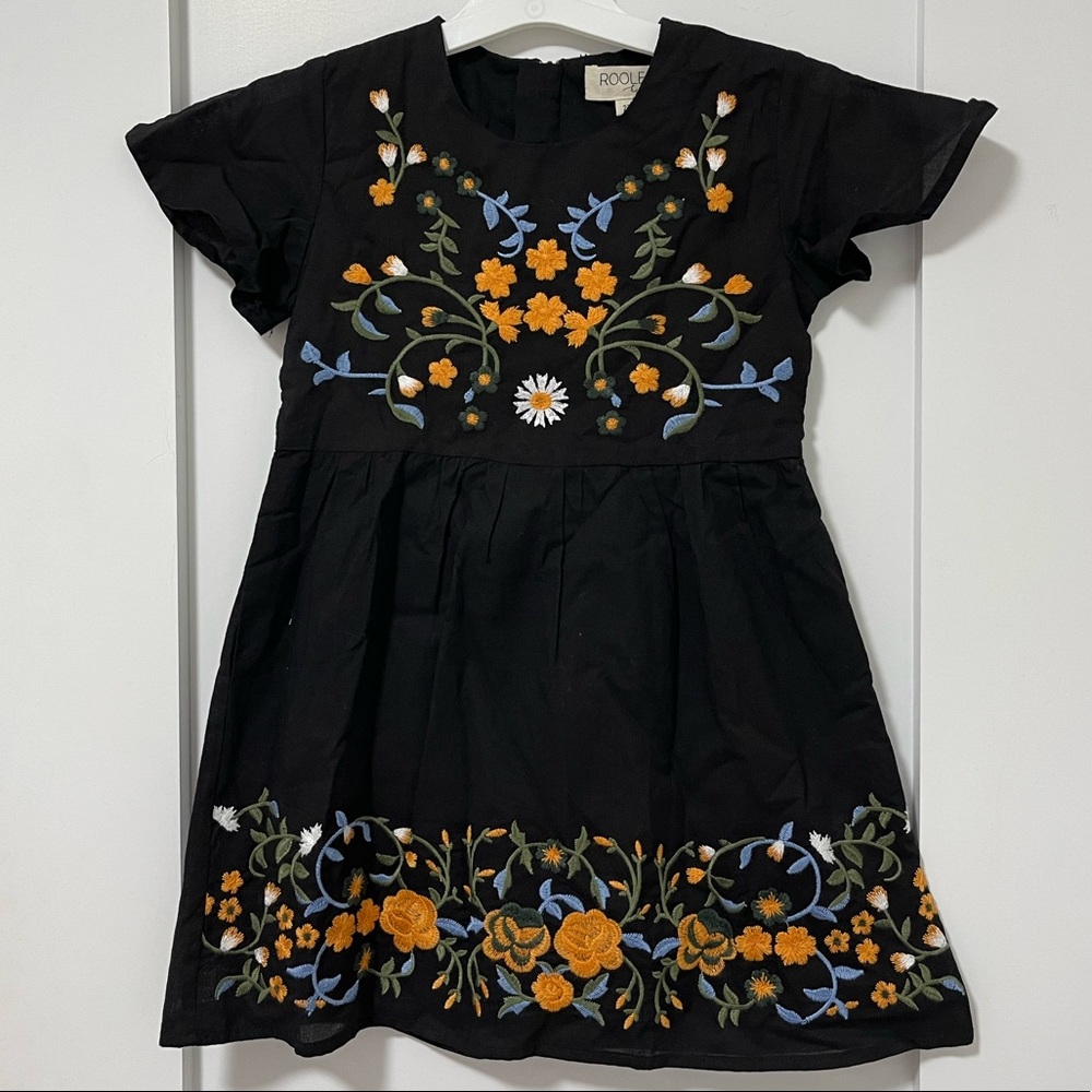Roolee Toddler Girls Embroidered Dress